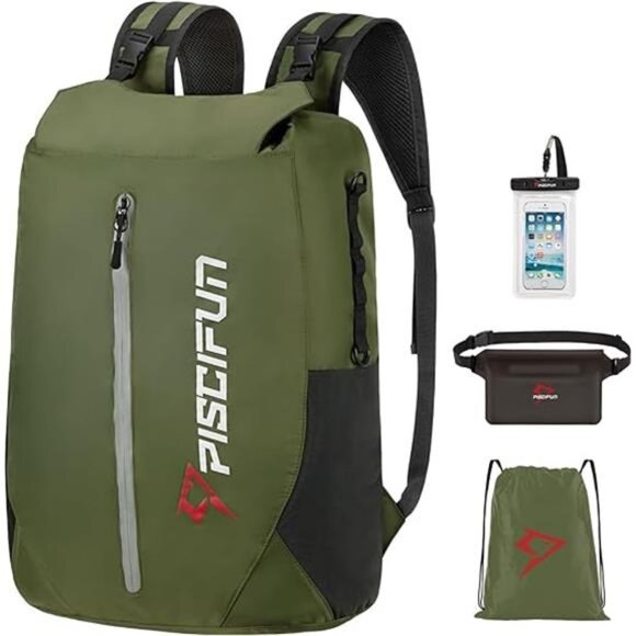 Dry Bag Waterproof, Lightweight Dry Backpack with Waist Pouch and Phone Case main image 7